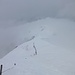Gipfelgrat mit Blick Richtung Brennerpass