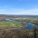 Aussicht auf Tüfels Chanzle runter zum Rhein und Richtung Schwarzwald