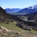 Blick ins obere Rheintal Richtung Chur