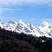 ausgangs Dörfchen; Blick zum wilden Grat, welcher vom Chistehorn bis zum (hier nicht sichtbaren) Bietschhorn reicht