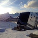 Abendstimmung auf der Monte Rosa-Hütte