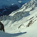 Blick vom Col de Fenestral Richtung Mont Blanc