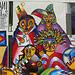 Wandmalerei in der Nähe der Plaza San Francisco in La Paz