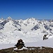 Gipfel gefunden: auf dem Mont Vélan :)<br />Les Aiguilles