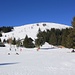 Der Le Petit Hohneck (1289m) mit dem Skigebiet von Le Gaschney. Der Aufstieg erfolgt über die Skipiste.