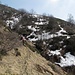 ...un po' di neve sul sentiero