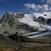 Cabane des Dix vor Glacier de Tsena Réfien.