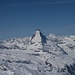 Die ganze Abfahrt danach mit Blick aufs Matterhorn!