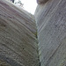50 Meter hohe senkrechte Felsen
