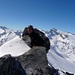 [u Bombo] zwei Meter unter dem Lorenzhorn-Gipfel 3048m