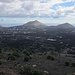 auf der Montaña Negra - Blick gegen SE mit Monte Guatisea, Montaña Blanca und Montaña Tersa