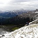 ...damit nach kurzer Rast am Gipfel, es folgt schnell ,schnell der Abstieg zur Rifugio Nuvolau.