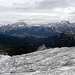 Blick Richtung Nordosten zum Cortina d'Ampezzo,zwischen Cristallo und Sorapiss.