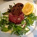 Szenewechsel: Thunfisch-Tartar im Restaurant in Genf
