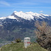 Der Grenzgipfelstein Schweiz-Liechtenstein