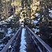 Untere Brücke = Unteres Begrenzung des Bouldergebietes