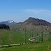 ein gefreuter Frühlingstag - mit geschätzten Bergen