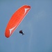 IFO II: Ein Paraglider fliegt eine Zeitlang über uns. Viel eleganter als das erste IFO... und vor allem leiser!