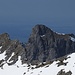 Gumpenkarspitze mit Drachenflieger <br /><br />Il Gumpenkarspitze con parapendista