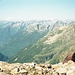 Blick ins Wallis während des westseitigen Aufstiegs zum Piz Campo Tencia, aufgenommen auf ca. 2600 m