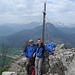 Gipfeltreffen am Kranzhorn - Chiemgauer und Koasakrax (Hut)