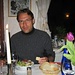 Wochenendausklang beim Abendessen bei "unserem" Griechen in Biebrich
