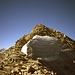 Die letzten Meter zum Gipfel, rechts der klägliche Rest des Gletschers (und das schon 1997)