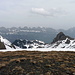Rainissalts-Gipfel: Links Munzchopf, rechts Sächsmoor