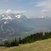 Blick nach Garmisch-Partenkirchen am Übergang zum Wank.