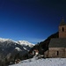 Sankt Kathrein in den Sarntaler Alpen, dahinter die Texelgruppe
