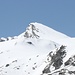 <b>Pizzo dell’Uomo – anticima N (2585 m) visto dal punto d'arrivo della sciata odierna.</b>