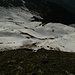 Blick den Aufstiegsweg zurück zur Sentum Alpe