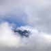 Säntisgipfel: Eine Insel im Nebel- und Wolkengrau