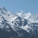 Berge über Grächen: Färichshorn, Nadelhorn, Hohberghorn, Dürrenhorn