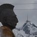 "Face to face" with the Säntis <br />(the sculpture is close to Windegg between Ennetbüel and Neu St. Johann)