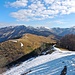 Rückblick auf den Passo di Fojorina, Monte Cucco und Gazzirola.