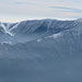 Il m.S.Primo visto dal Tremezzo: si nota tutta la cresta che si percorre a partire dalla sella di Terrabiotta che si vede alla sinistra della foto