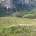 ..... mit recht eindrucksvollem Tiefblick ins Karwendeltal.