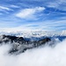 Wilde Wolkenformationen beim Gipfelblick