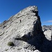 Die letzten Meters zum Gipfel, oder Gli ultimi metri fino alla vetta di Cima Nord de San Sebastiano.
