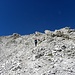 Die letzten Meters zum Gipfel, oder Gli ultimi metri fino alla vetta di Cima Nord de San Sebastiano,2488m.