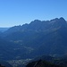 Agordino mit Vale de San Lucano, Monte Agner-mitte und Cima Grande de San Lucano-rechts.