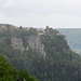 Zoom vom Eichfelsen zum Schloss Werenwag