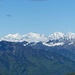 Panorama sui maestosi 4000 delle Alpi.