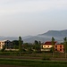 Mali i Veles, the object of our desire, on the left, seen from the road Tirana - Lezha