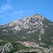 Close-up of the main summit
