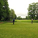Golfspieler am Golfplatz Neuburg