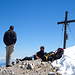 Watzmann Südspitze. Wir genießen die Aussicht.