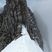 Grat zum Hoh Brisen: Blick von der Scharte auf den Aufschwung.