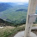 Super Aussicht vom Federispitz auf die 1600m tiefer gelegene Linthebene.